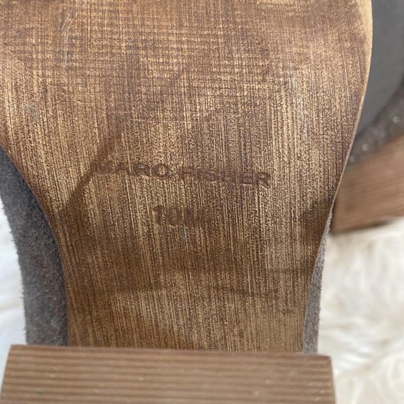 Marc Fisher Bellie Studded Suede Pull-on Booties, Size 10 - Picture 9 of 16